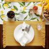imageDII Variegated Tabletop Collection Placemat Set3x19 Tango Red 6 PieceApricot