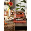 imageDII Variegated Tabletop Collection Placemat Set3x19 Tango Red 6 PieceBurnt Orange