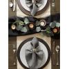 imageDII Variegated Tabletop Collection Placemat Set3x19 Tango Red 6 PieceGray
