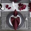 imageDII Variegated Tabletop Collection Placemat Set3x19 Tango Red 6 PieceGrey