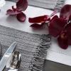 imageDII Variegated Tabletop Collection Placemat Set3x19 Tango Red 6 PieceGrey