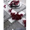 imageDII Variegated Tabletop Collection Placemat Set3x19 Tango Red 6 PieceGrey