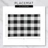 imageDII Variegated Tabletop Collection Placemat Set3x19 Tango Red 6 PieceLight Blue