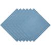 imageDII Variegated Tabletop Collection Placemat Set3x19 Tango Red 6 PieceLight Blue