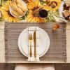 imageDII Variegated Tabletop Collection Placemat Set3x19 Tango Red 6 PieceMushroom