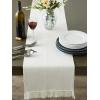 imageDII Variegated Tabletop Collection Placemat Set3x19 Tango Red 6 PieceOffwhite