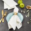 imageDII Variegated Tabletop Collection Placemat Set3x19 Tango Red 6 PieceOffwhite