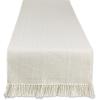 imageDII Variegated Tabletop Collection Placemat Set3x19 Tango Red 6 PieceOffwhite