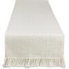 imageDII Variegated Tabletop Collection Placemat Set3x19 Tango Red 6 PieceOffwhite