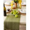 imageDII Variegated Tabletop Collection Placemat Set3x19 Tango Red 6 PieceOlive Green