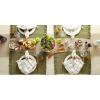 imageDII Variegated Tabletop Collection Placemat Set3x19 Tango Red 6 PieceOlive Green