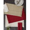 imageDII Variegated Tabletop Collection Placemat Set3x19 Tango Red 6 PieceTango Red