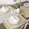imageDII Variegated Tabletop Collection Placemat Set3x19 Tango Red 6 PieceTaupe