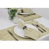 imageDII Variegated Tabletop Collection Placemat Set3x19 Tango Red 6 PieceTaupe
