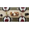 imageDII Variegated Tabletop Collection Placemat Set3x19 Tango Red 6 PieceTaupe