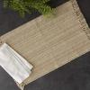 imageDII Variegated Tabletop Collection Placemat Set3x19 Tango Red 6 PieceTaupe