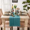 imageDII Variegated Tabletop Collection Placemat Set3x19 Tango Red 6 PieceTeal
