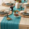 imageDII Variegated Tabletop Collection Placemat Set3x19 Tango Red 6 PieceTeal