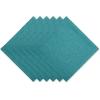 imageDII Variegated Tabletop Collection Placemat Set3x19 Tango Red 6 PieceTeal