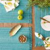 imageDII Variegated Tabletop Collection Placemat Set3x19 Tango Red 6 PieceTeal