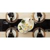 imageDII Velvet Collection Tabletop Napkin Set Cream 4 PieceBlack