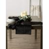 imageDII Velvet Collection Tabletop Napkin Set Cream 4 PieceBlack