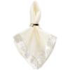 imageDII Velvet Collection Tabletop Napkin Set Cream 4 PieceCream