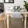 imageDII Velvet Collection Tabletop Napkin Set Cream 4 PieceSilver