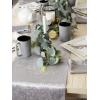 imageDII Velvet Collection Tabletop Napkin Set Cream 4 PieceSilver