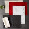 imageDII Velvet Collection Tabletop Napkin Set Cream 4 PieceSilver