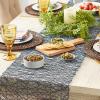 imageDII Woven Paper Tabletop Collection Holiday or Event Dcor Reversible Round Placemat Set 15quot Dia Taupe 6 PieceFrench Blue