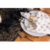 imageDII Woven Paper Tabletop Collection Holiday or Event Dcor Reversible Round Placemat Set 15quot Dia Taupe 6 PieceGold