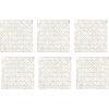 imageDII Woven Paper Tabletop Collection Holiday or Event Dcor Reversible Round Placemat Set 15quot Dia Taupe 6 PieceGold
