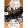 imageDII Woven Paper Tabletop Collection Holiday or Event Dcor Reversible Round Placemat Set 15quot Dia Taupe 6 PieceGold