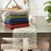 imageDII Woven Paper Tabletop Collection Holiday or Event Dcor Reversible Round Placemat Set 15quot Dia Taupe 6 PieceGrey
