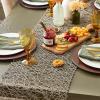 imageDII Woven Paper Tabletop Collection Holiday or Event Dcor Reversible Round Placemat Set 15quot Dia Taupe 6 PieceGrey