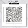 imageDII Woven Paper Tabletop Collection Holiday or Event Dcor Reversible Round Placemat Set 15quot Dia Taupe 6 PieceSilver
