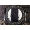 imageDII Woven Paper Tabletop Collection Holiday or Event Dcor Reversible Round Placemat Set 15quot Dia Taupe 6 PieceSilver