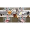 imageDII Woven Paper Tabletop Collection Holiday or Event Dcor Reversible Round Placemat Set 15quot Dia Taupe 6 PieceSilver