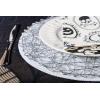 imageDII Woven Paper Tabletop Collection Holiday or Event Dcor Reversible Round Placemat Set 15quot Dia Taupe 6 PieceSilver