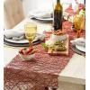 imageDII Woven Paper Tabletop Collection Holiday or Event Dcor Reversible Round Placemat Set 15quot Dia Taupe 6 PieceSpice