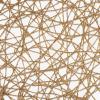 imageDII Woven Paper Tabletop Collection Holiday or Event Dcor Reversible Round Placemat Set 15quot Dia Taupe 6 PieceTaupe