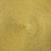 imageDII Woven Placemats Collection Metallic Round Placemat Set 15quot Champagne 4 PieceGold