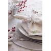 imageDII Woven Placemats Collection Metallic Round Placemat Set 15quot Champagne 4 PiecePlatinum Silver