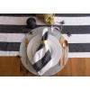 imageDII Woven Placemats Collection Metallic Round Placemat Set 15quot Champagne 4 PiecePlatinum Silver