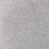 imageDII Woven Placemats Collection Metallic Round Placemat Set 15quot Champagne 4 PiecePlatinum Silver