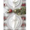 imageDII Woven Placemats Collection Metallic Round Placemat Set 15quot Champagne 4 PieceSilver