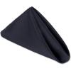 imagePolyester Cloth Napkins Commercial Qualit ampamp Heavy Duty for Restaurant Catering Event or Home Use 18x18  Bulk Set of 6 WhiteBlack