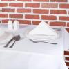 imagePolyester Cloth Napkins Commercial Qualit ampamp Heavy Duty for Restaurant Catering Event or Home Use 18x18  Bulk Set of 6 WhiteWhite