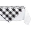 imageDII Buffalo Check Collection Classic Farmhouse Tablecloth Tablecloth 60x84 Gray ampamp WhiteBlack  White